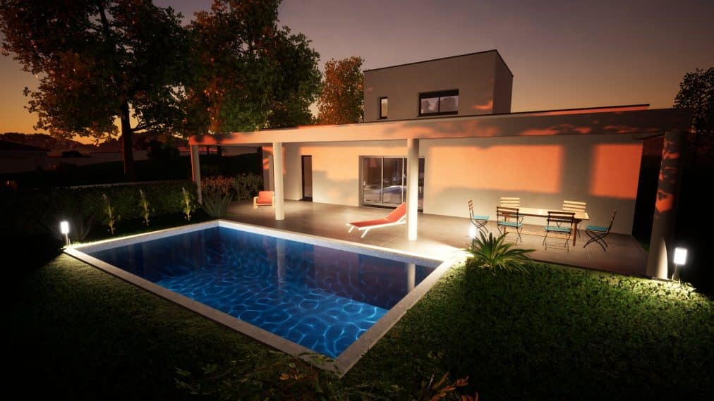 Dessin architecture castres maison contemporaine